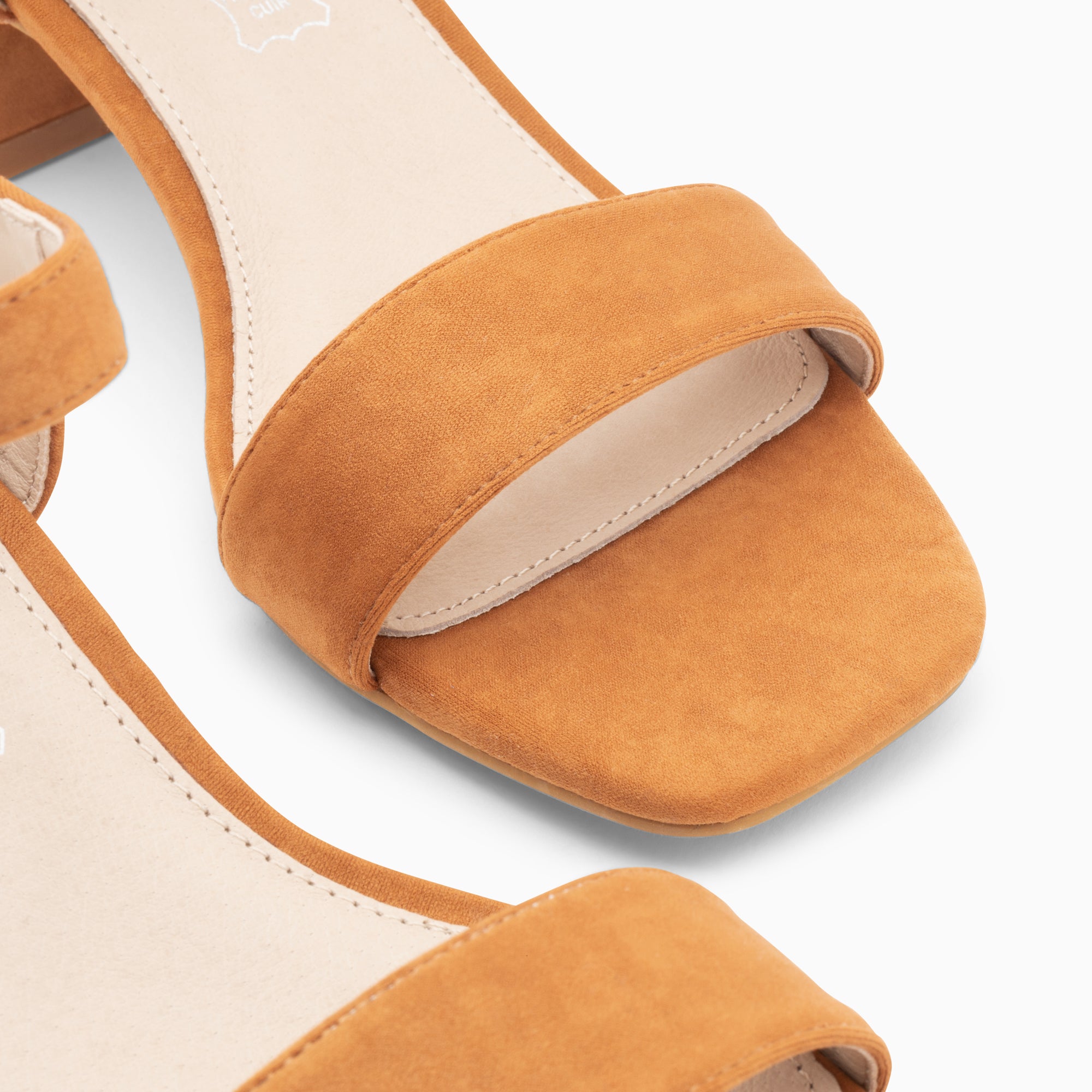 Sandales à talon, Compensées-Sandales à talon Laurie ocre