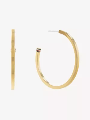Brincos de argola exclusivos banhados a ouro