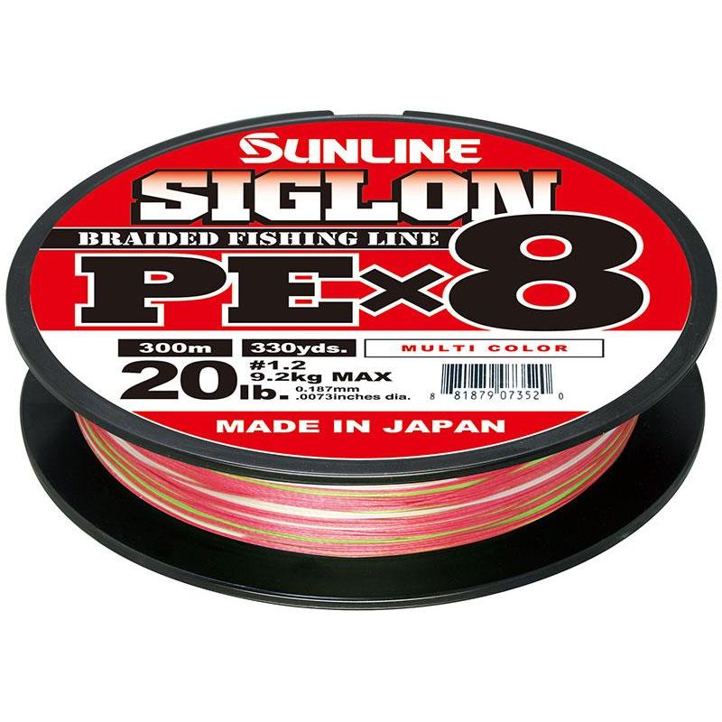 Tresse Sunline Siglon Braid Pe 8X Multicolor - 300M
