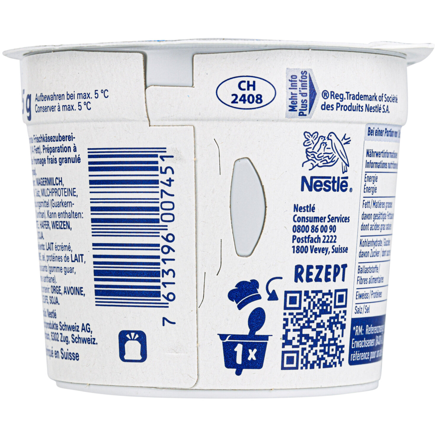 Hirz Hüttenkäse Nature 2x115g