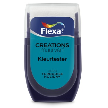 Flexa Creations muurverf Kleurtester Turquoise Holiday 30ml