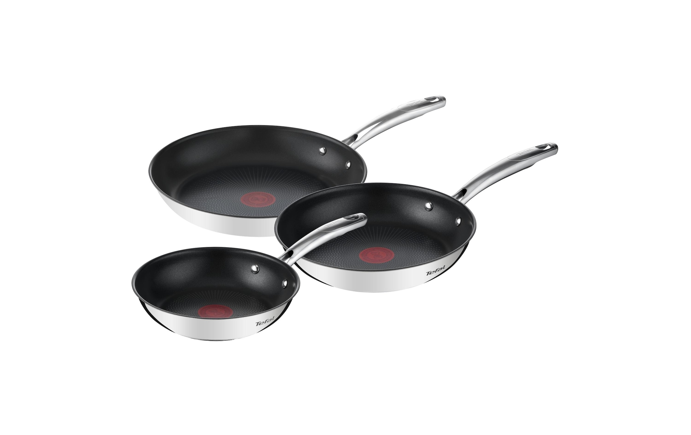 Tefal Kochtopf »3-teilig 20 cm/24 cm/28 cm« Edelstahl