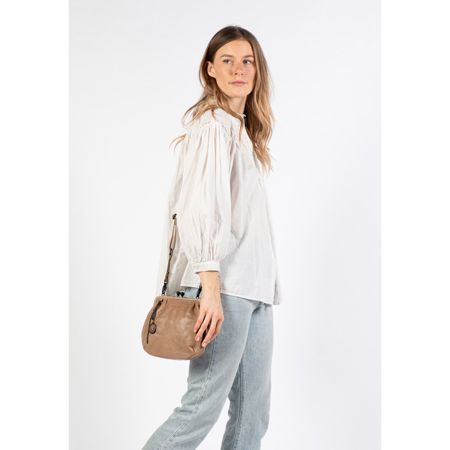 Aunts & Uncles Grandma's Luxury Club Mrs. Fortune Cookie Crossover Bag timeless taupe