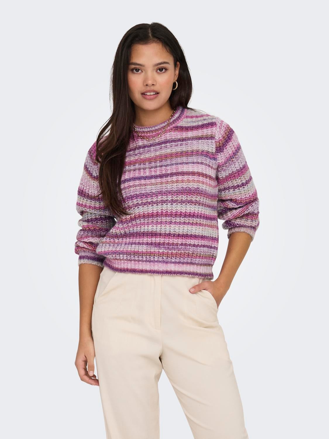 ONLOLLIE Strickpullover Deep Orchid