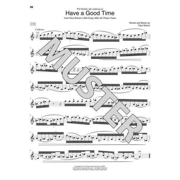 Berklee Press Famous Saxophone Solos