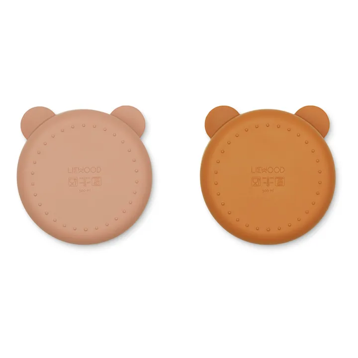 Liewood Bols Connie en silicone- Set de 2 | Vieux Rose