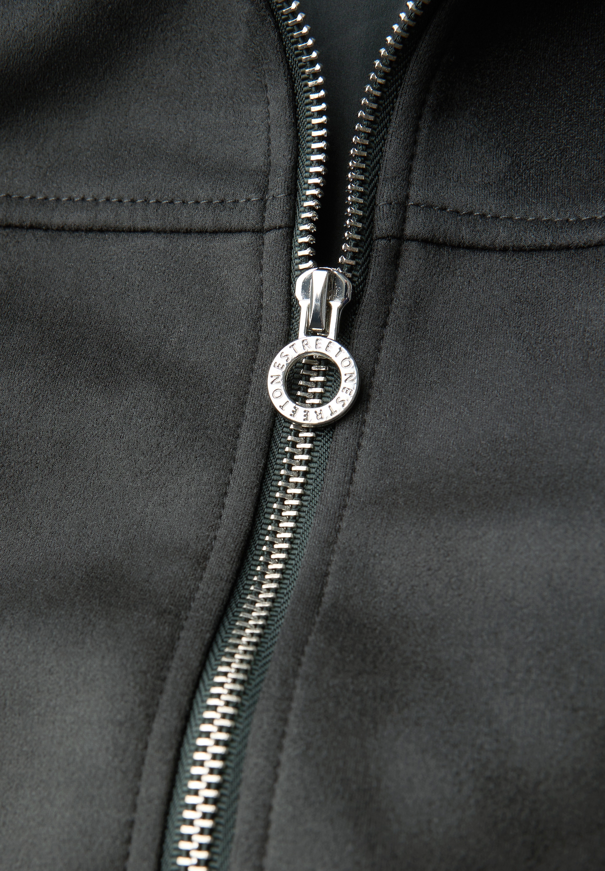 STREET ONE Blouson mitKapuze Kurze Jacke mit Stehkragen und abnehmbarer Kapuze