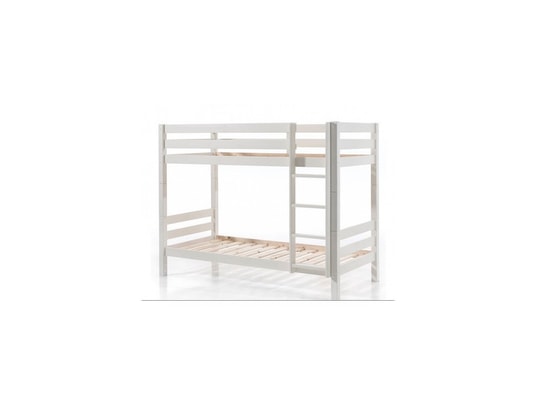 VIPACK - Lit évolutif Lit superposé 90x200 hauteur 160 cm sommier inclus pino - bl...