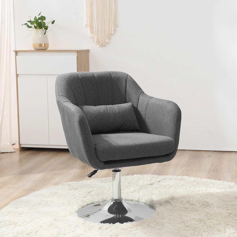 HOMCOM Bürostuhl im schlichten Design dunkelgrau
