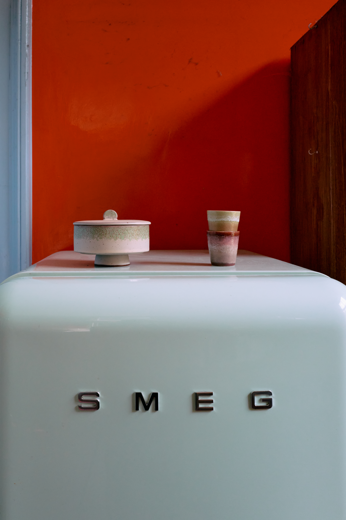 Servies 70's Ceramics koffie mok Surreal - set van 6