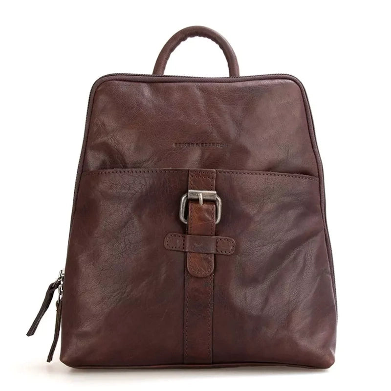 Spikes & Sparrow Bronco Texas Backpack Dark Brown