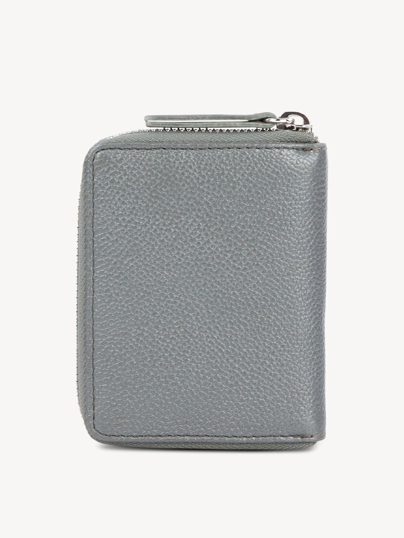 Leren Portemonnee - zilver