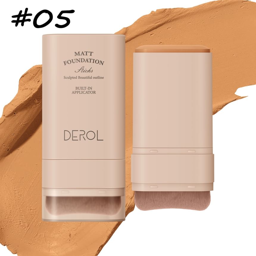 DEROL - Matte Foundation Stick - #04-#05
