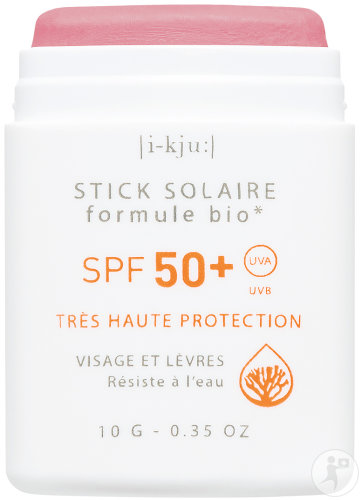 EQ Love Stick Solaire Teinté Formule Bio IP50+ Visage Et Lèvres Couleur Framboise 10g