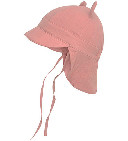 Huttelihut Schirmmütze - Musselin - Ash Rose m. Ohren