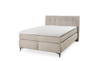 Boxspringbett Gitta 140x200 cm Feincord Beige