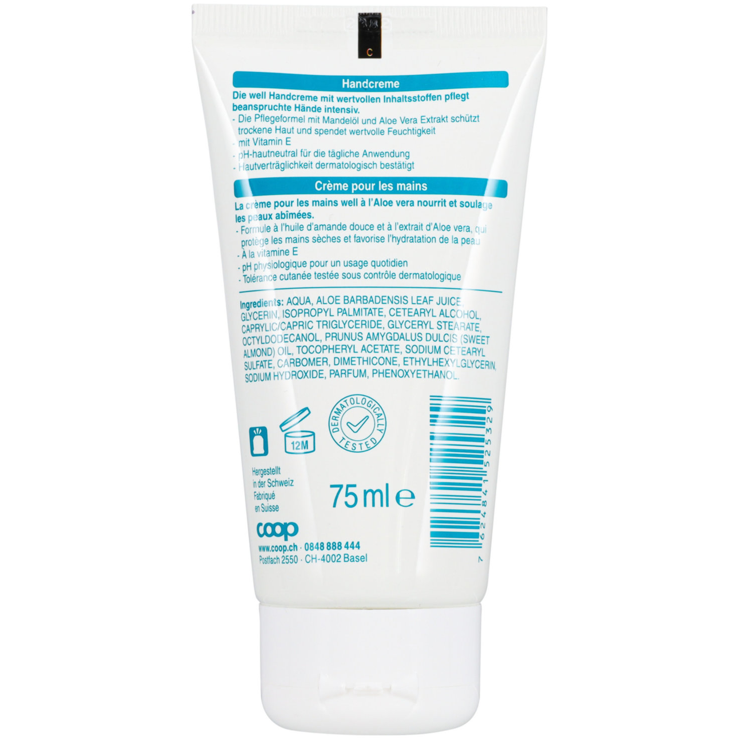 well Handcreme Aloe Vera