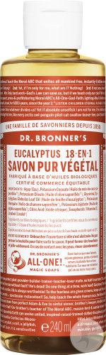 Dr Bronner's Savon Liquide Eucalyptus Flacon 240ml