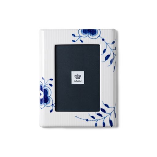 Royal Copenhagen Blå Mega Riflet Billedramme, 16,5x21 cm