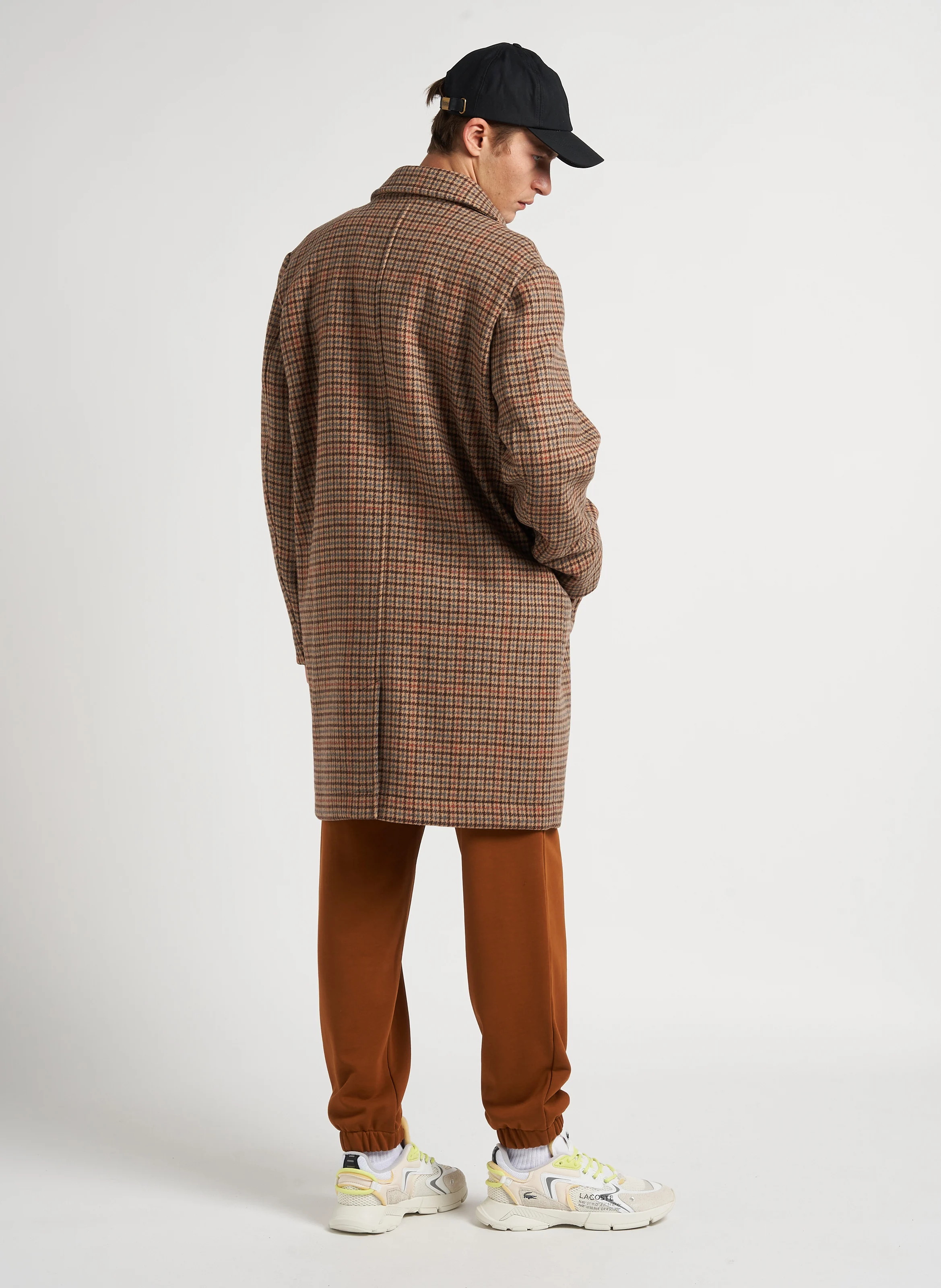 ARCHIVE - Manteau col classique en laine mélangée| Bleu