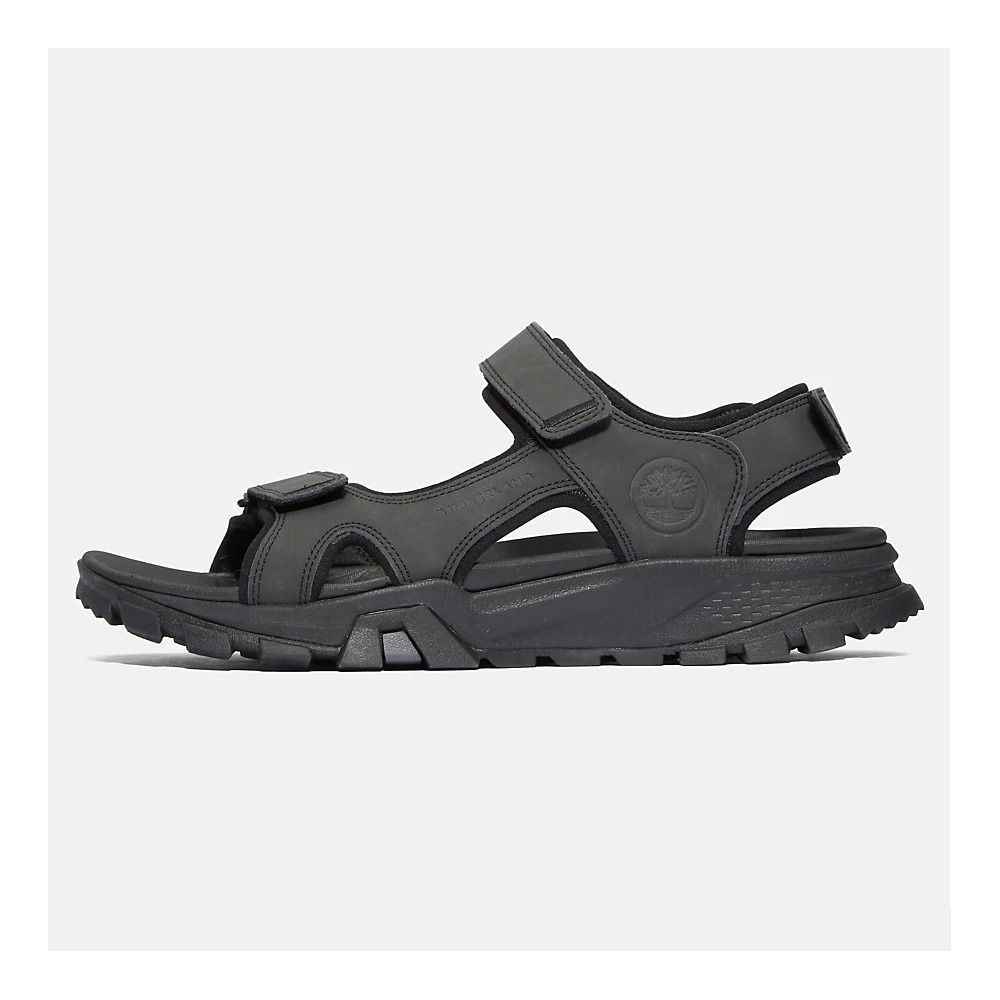 Timberland LINCOLN PEAK - Sandales Homme black leather