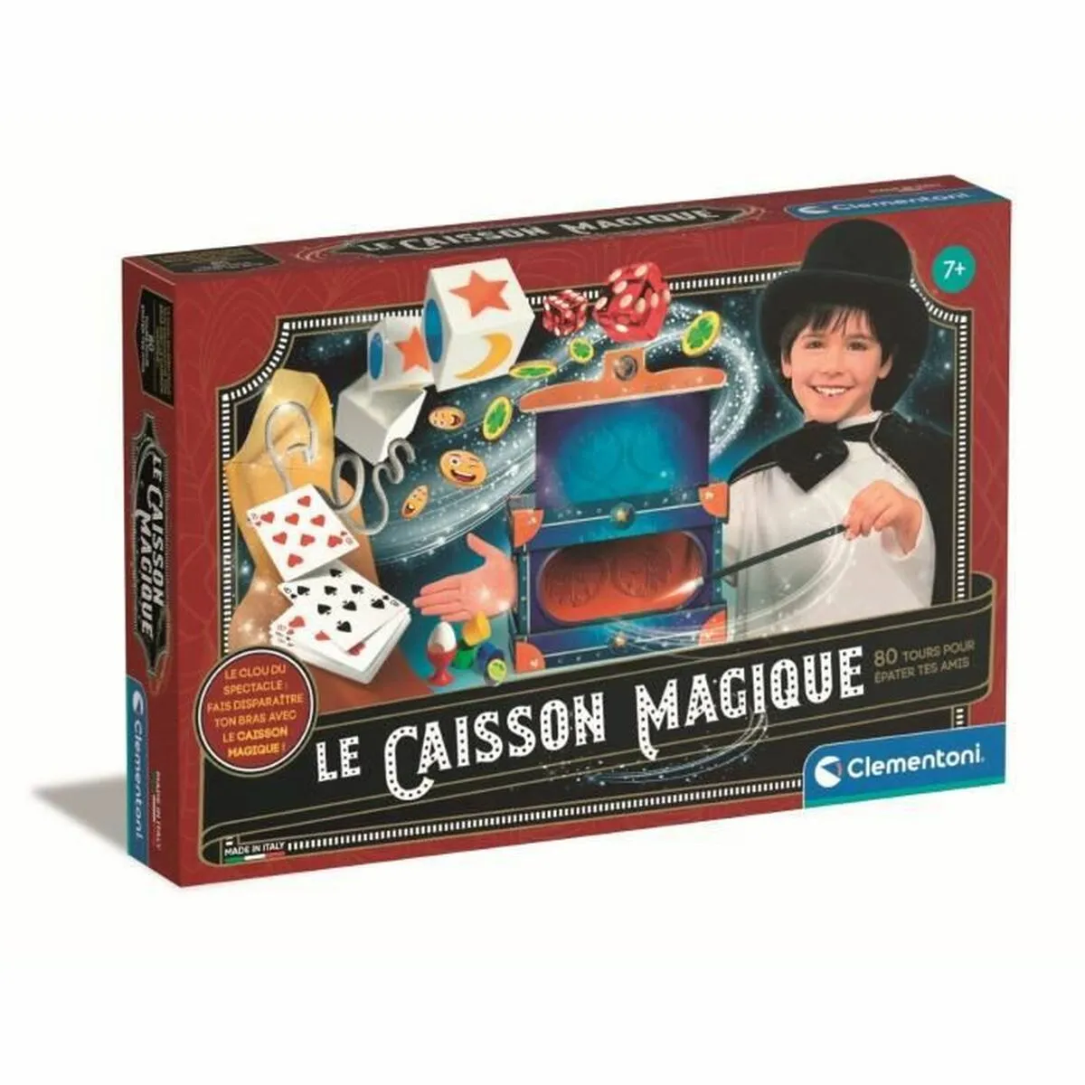 CLEMENTONI Coffret de magie Le caisson magique