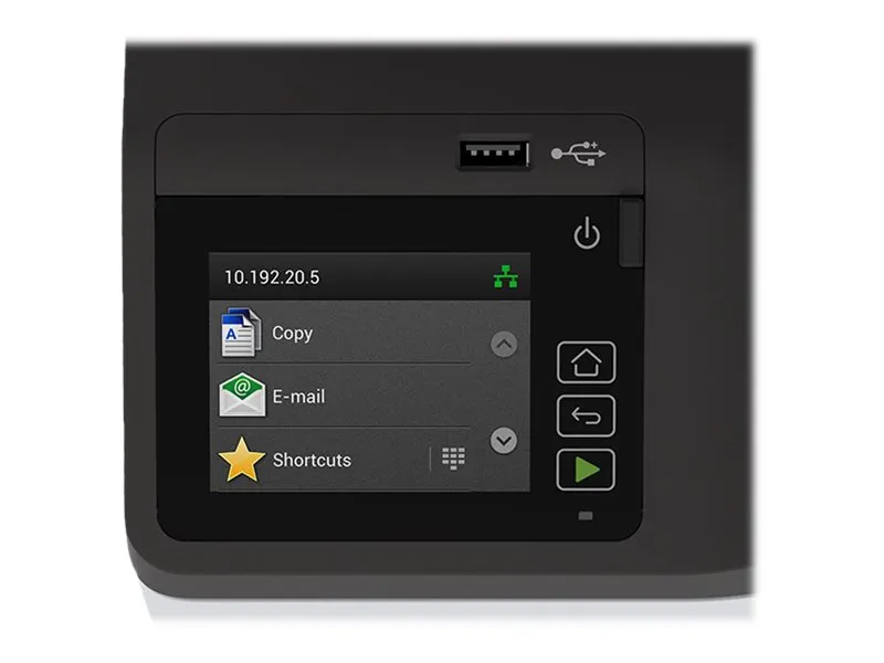 Ricoh M C240FW - Multifunktionsprinter - farve - laser - A4 (medie) - op til 24 spm (kopiering) - op til 24 spm (udskriver) - 250 ark - 33.6 Kbps - USB 2.0, Gigabit LAN, Wi-Fi(n), USB 2.0 vært