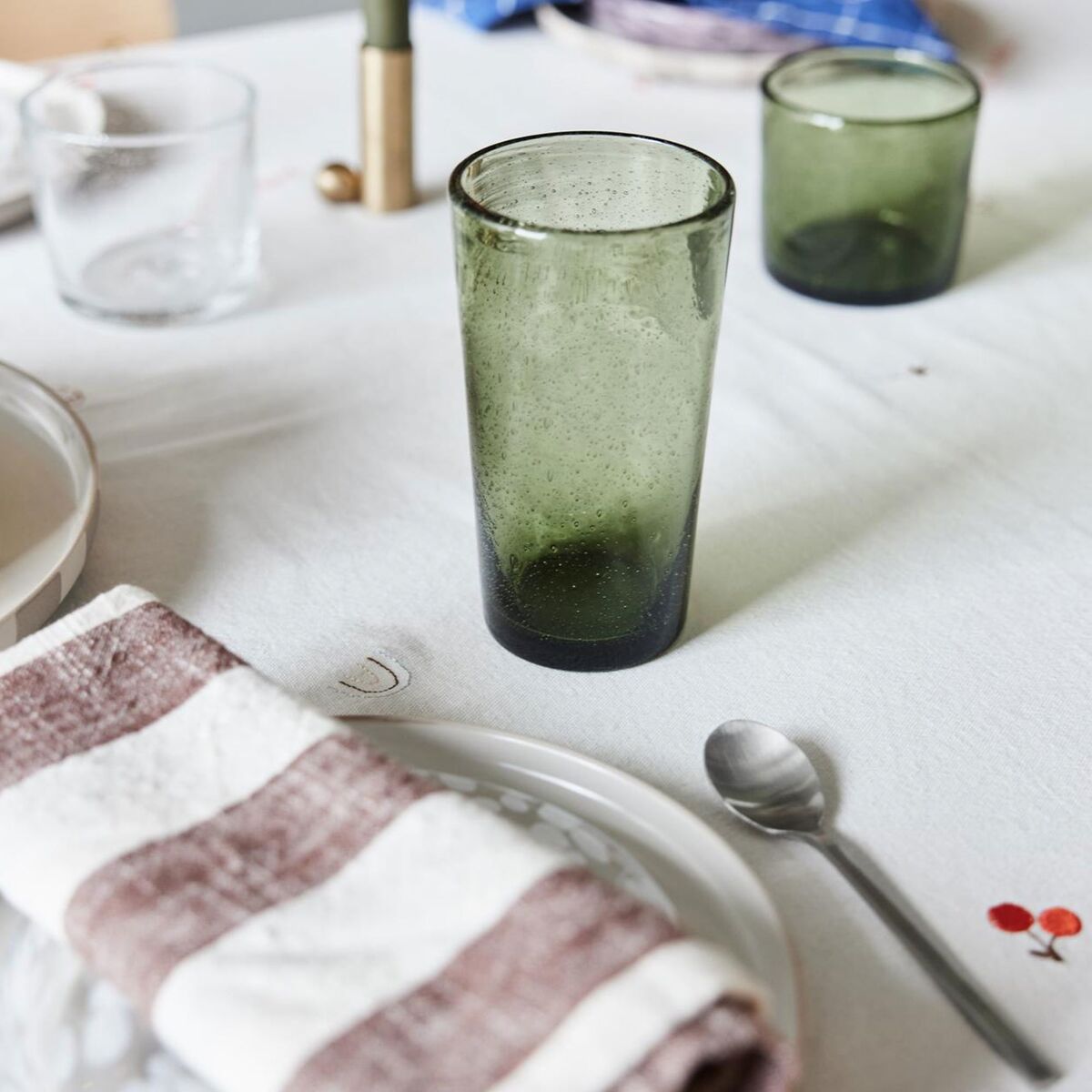 Kuki Highball glass 33 cl 4 stk, grønn