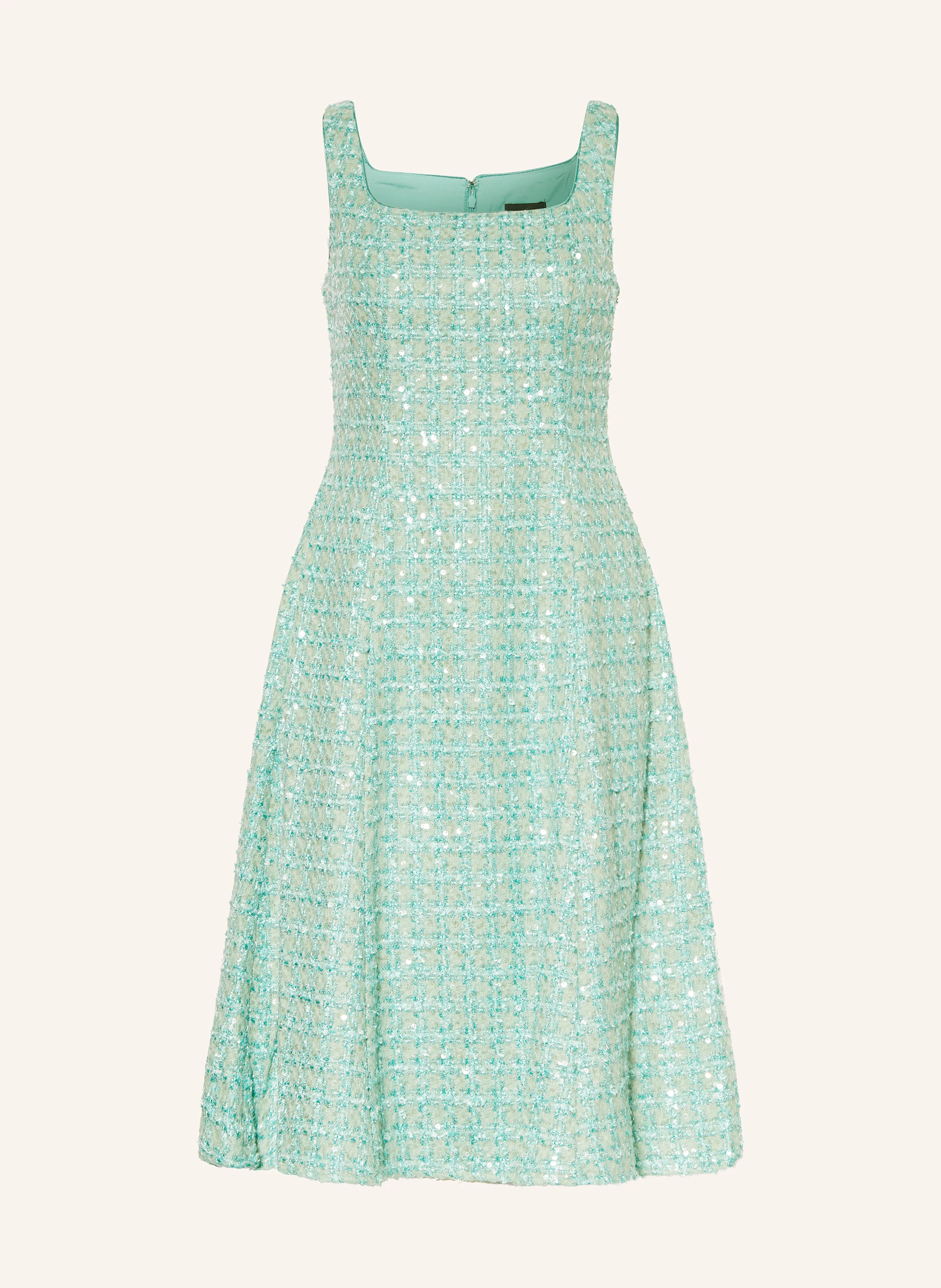ADRIANNA PAPELL Tweed-Kleid mit Glitzergarn und Pailletten