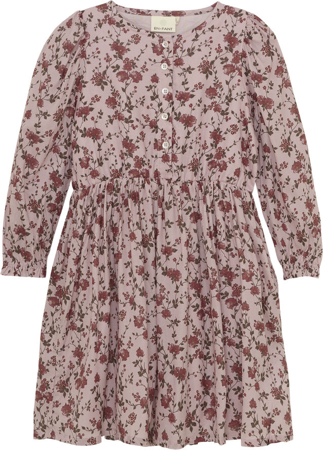 En Fant Dress Woven Burnished lilac