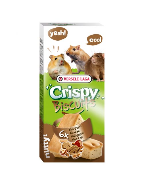 Versele-Laga Crispy Biscuit Knaagdier A 6 Promo - Knaagdiersnack - Noten à 6 stuks