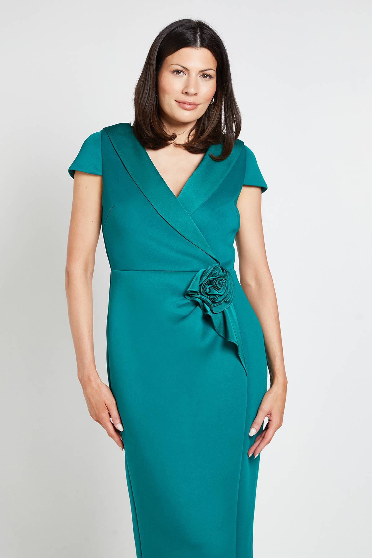 Wallis Robe Midi Scuba À Corsage Pour Occasion Spéciale