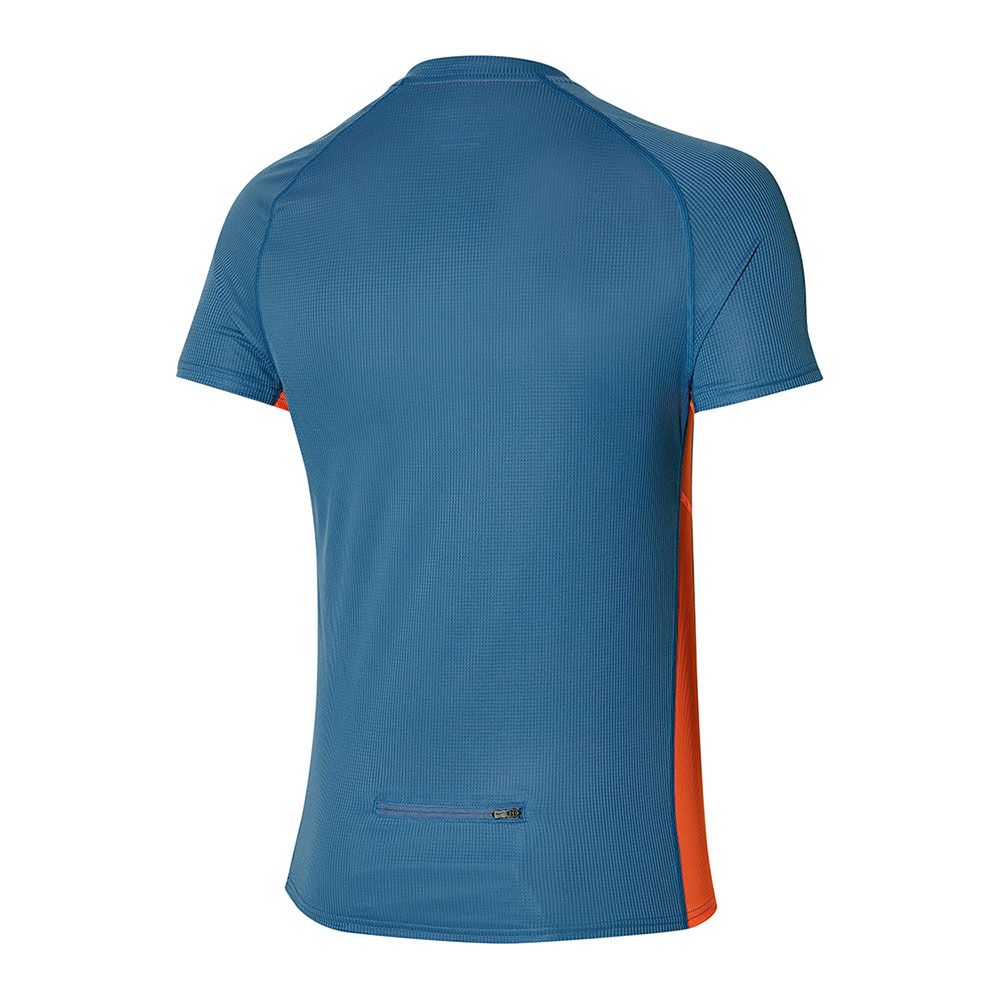 Mizuno TR AIL DRYAEROFLOW HZ - Maillot Homme blue ashes