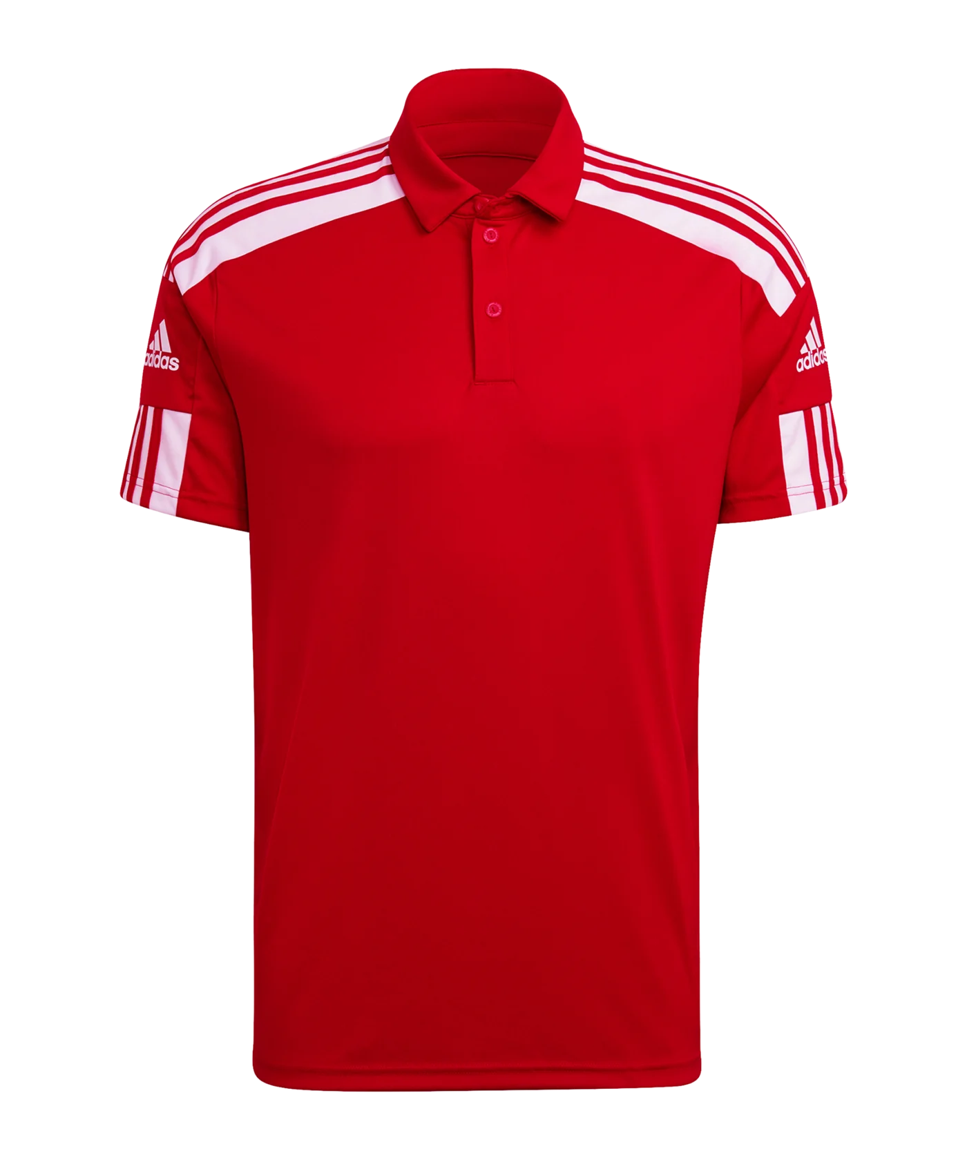 adidas Squadra 21 Poloshirt Rot Weiss