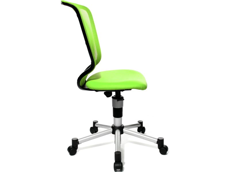 Topstar Kinder Bürostuhl Titan Junior, Grün Mitwachsender Design-Kinder- und Jugenddrehstuhl