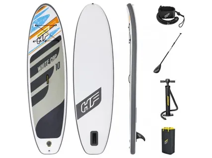 Bestway Hydro-Force SUP Paddle Board 3.05m x 84cm x 12cm White Cap sæt