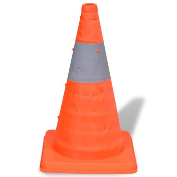 vidaXL 5 Pop-up trafikkjegler 42 cm