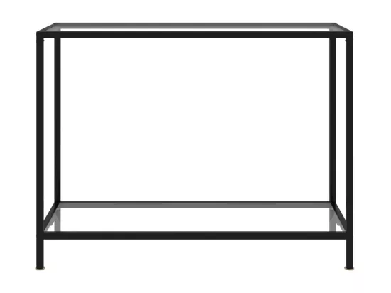 Table console Transparent 100x35x75 cm Verre trempé