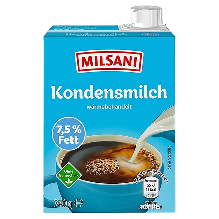 MILSANI Kondensmilch 7,5 % 340 g