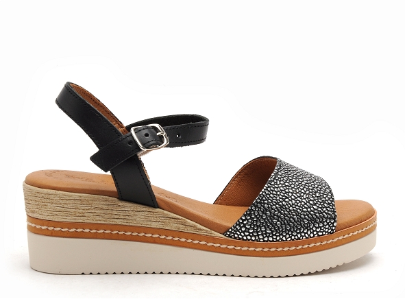 Eva frutos nu pieds talons femme 569 noir