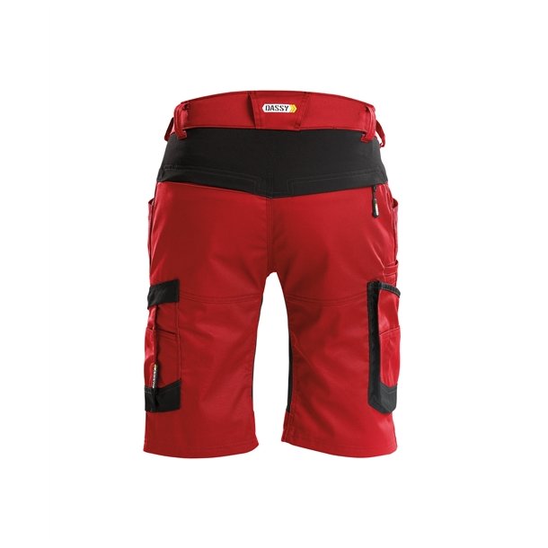 DASSY ® AXIS , SHORTS MED STRETCH Rød/sort