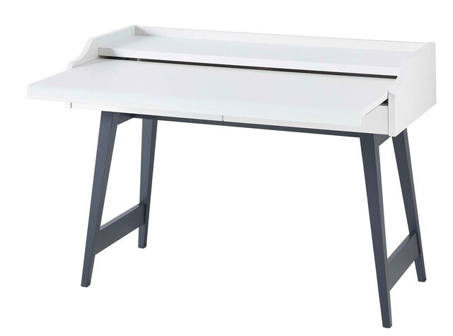 Schreibtisch Inno4Home 120x50 cm grau/weiß