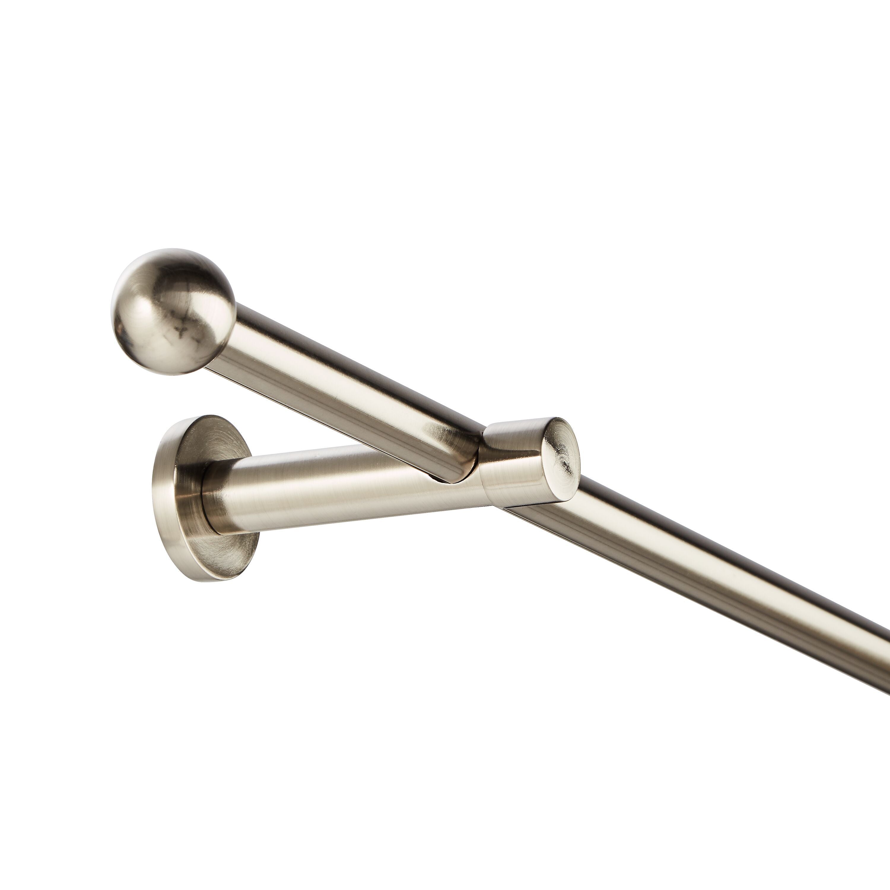 METALL Wandträger - Silber / B: 12.0 cm x T: 8.7 cm