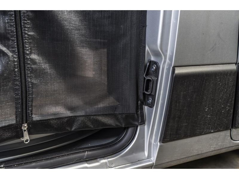 Van Quito Schiebetürenmoskitonetz Citroën, Fiat, Opel, Peug Schiebetürenmoskitonetz Reissverschluss, für Fahrzeughöhe H2/H3 von Citroën, Fiat, Opel, Peugeot, Toyota, Beifahrerseite (rechts), Maschenweite Fine-mesh