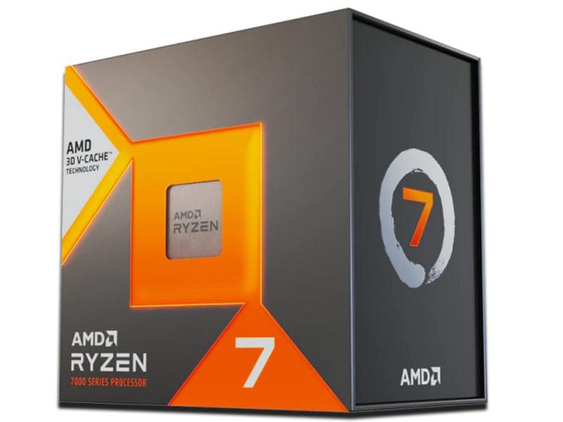 AMD CPU Ryzen 7 7800X3D 4.2 GHz Gaming-Prozessor mit 8 Kernen, 16 Threads und einer Leistungsaufnahme von 120 W