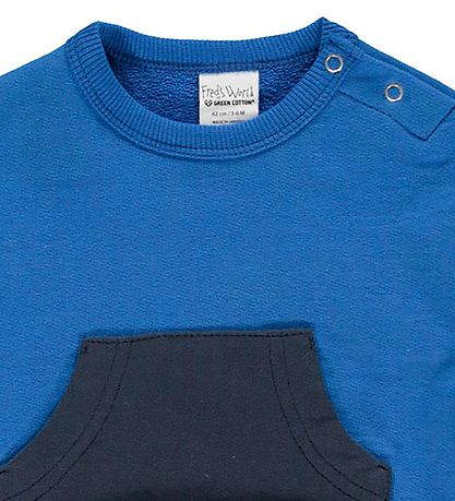 Freds WoRød Sweatshirt - Baby - Sweat Block - Victoria Blue