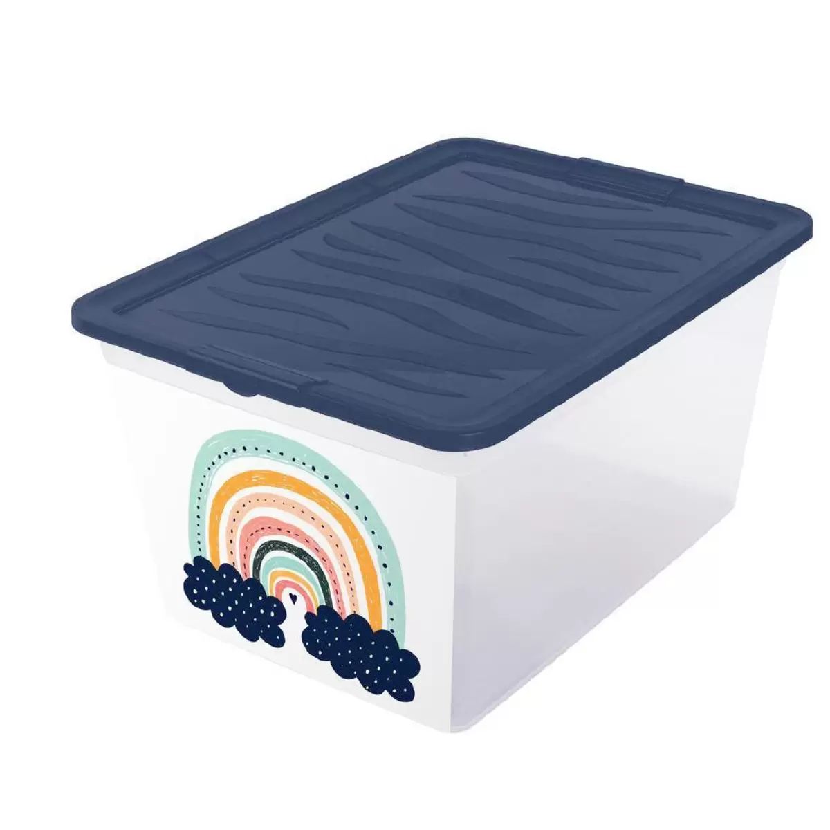Aufbewahrungsbox Regenbogen Regenbogen transparent,schwarz