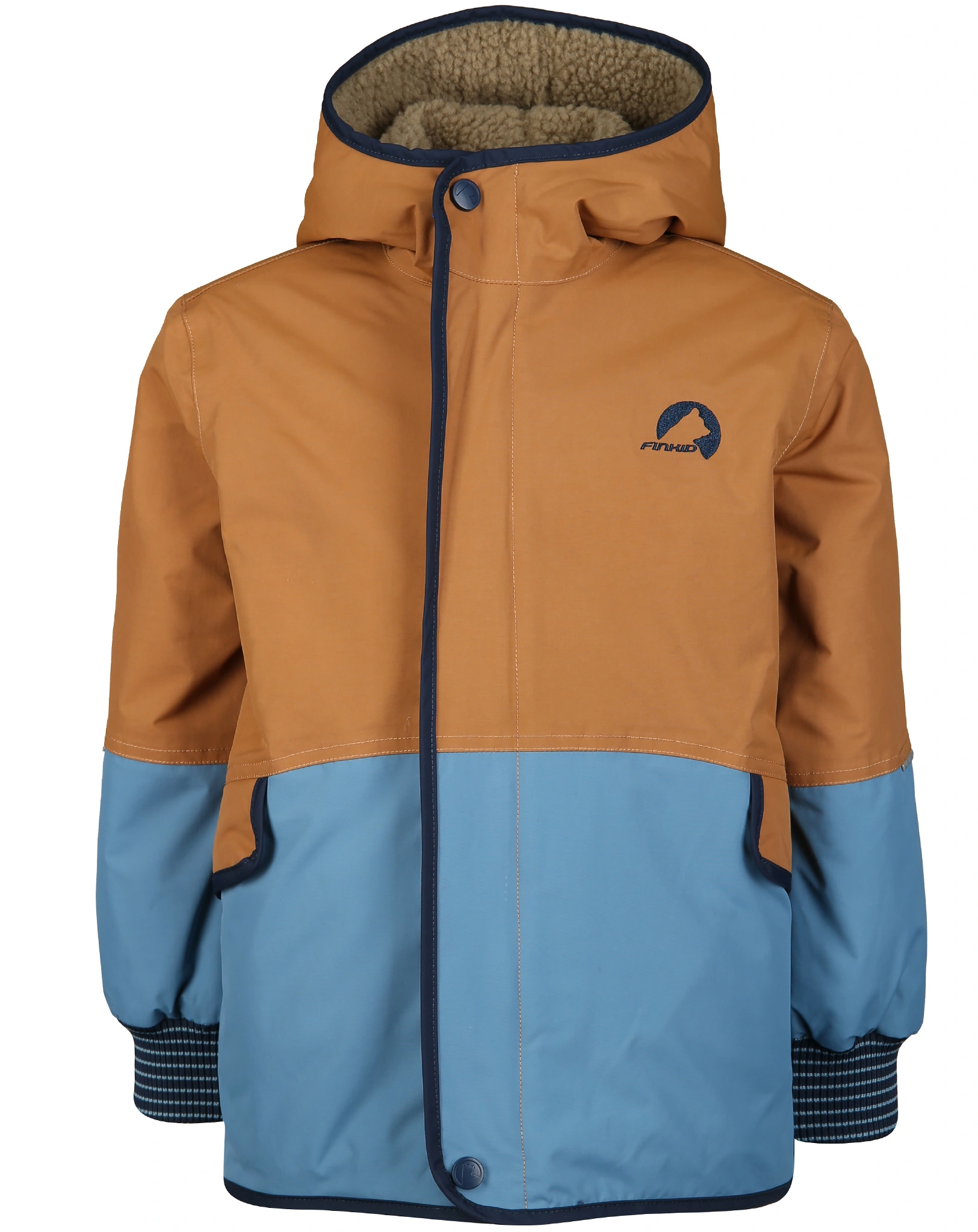 Winterjacke MOSKA MUKKA mit Teddyfutter in almond/navy