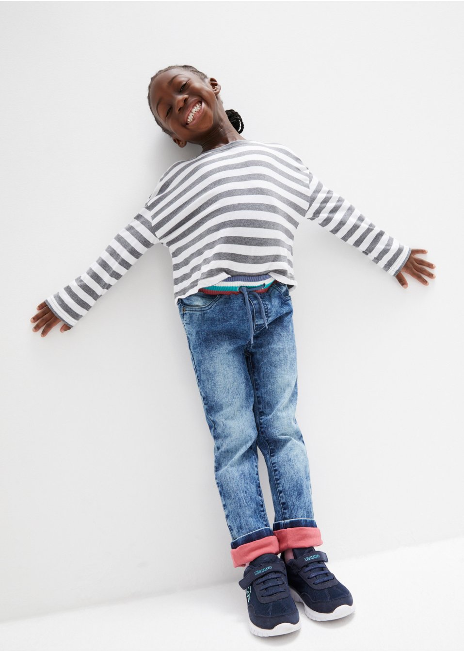 Jean thermo fille avec doublure jersey