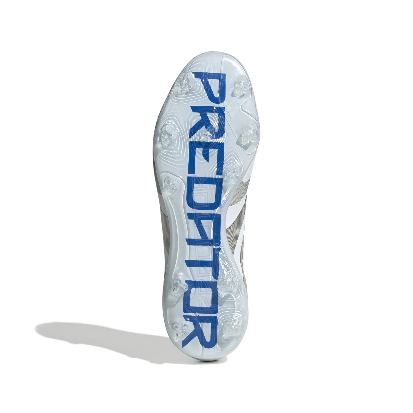 Adidas Predator Pro Gras Voetbalschoenen (FG) Wit Zilver Blauw